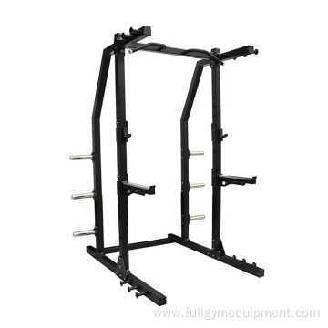 Professional commercial fitness power half squat rack